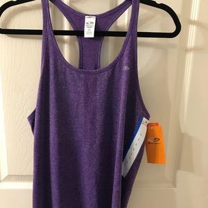 NWT Champion Razor Back Purple Women's Size L